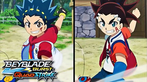 AIGER VS VALT | BEYBLADE BURST QUAD STRIKE EP 14