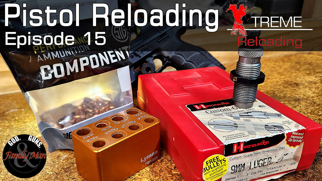 EXTREME RELOADING for Pistols (Primers, Powder, and Bullets)(ep. 15)