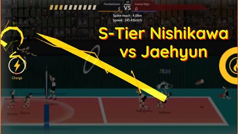 The Spike Volleyball - S-Tier Nishikawa completes Overwhelming Victory Achievement vs Jaehyun