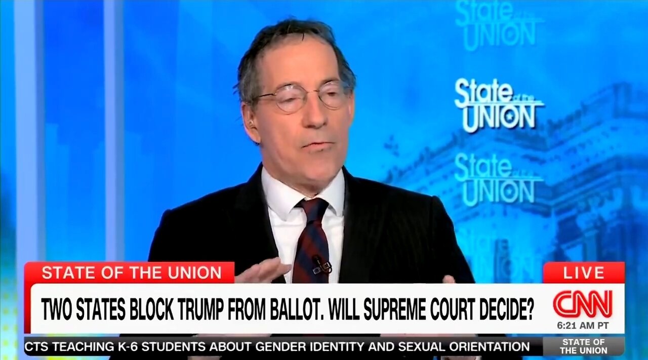 Dem Rep Jamie Raskin: It's Democratic To Remove Trump From The Ballot