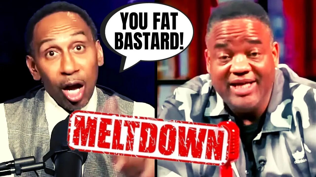 Woke Stephen A Smith Has MELTDOWN Over Jason Whitlock | Threatens To EXPOSE The "Fat Bastard"