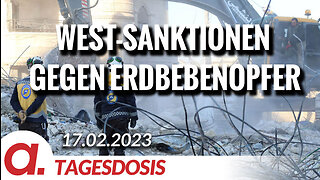 West-Sanktionen gegen Erdbebenopfer | Von Rainer Rupp