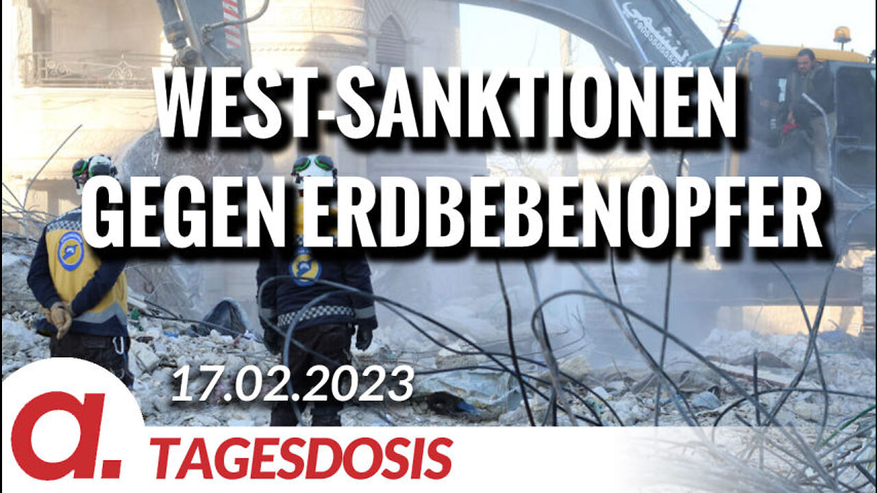West-Sanktionen gegen Erdbebenopfer | Von Rainer Rupp