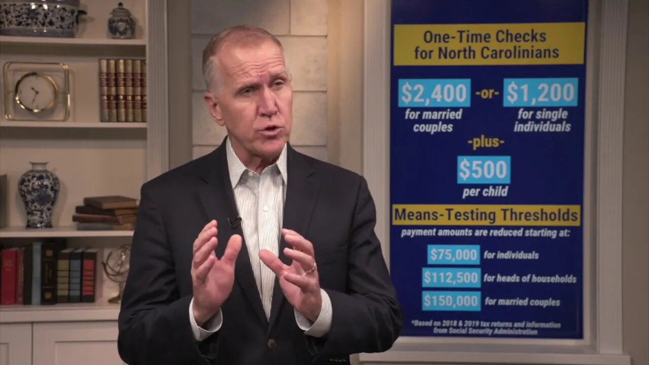 Senator Tillis Discusses Phase III of the Economic Stimulus Relief Package