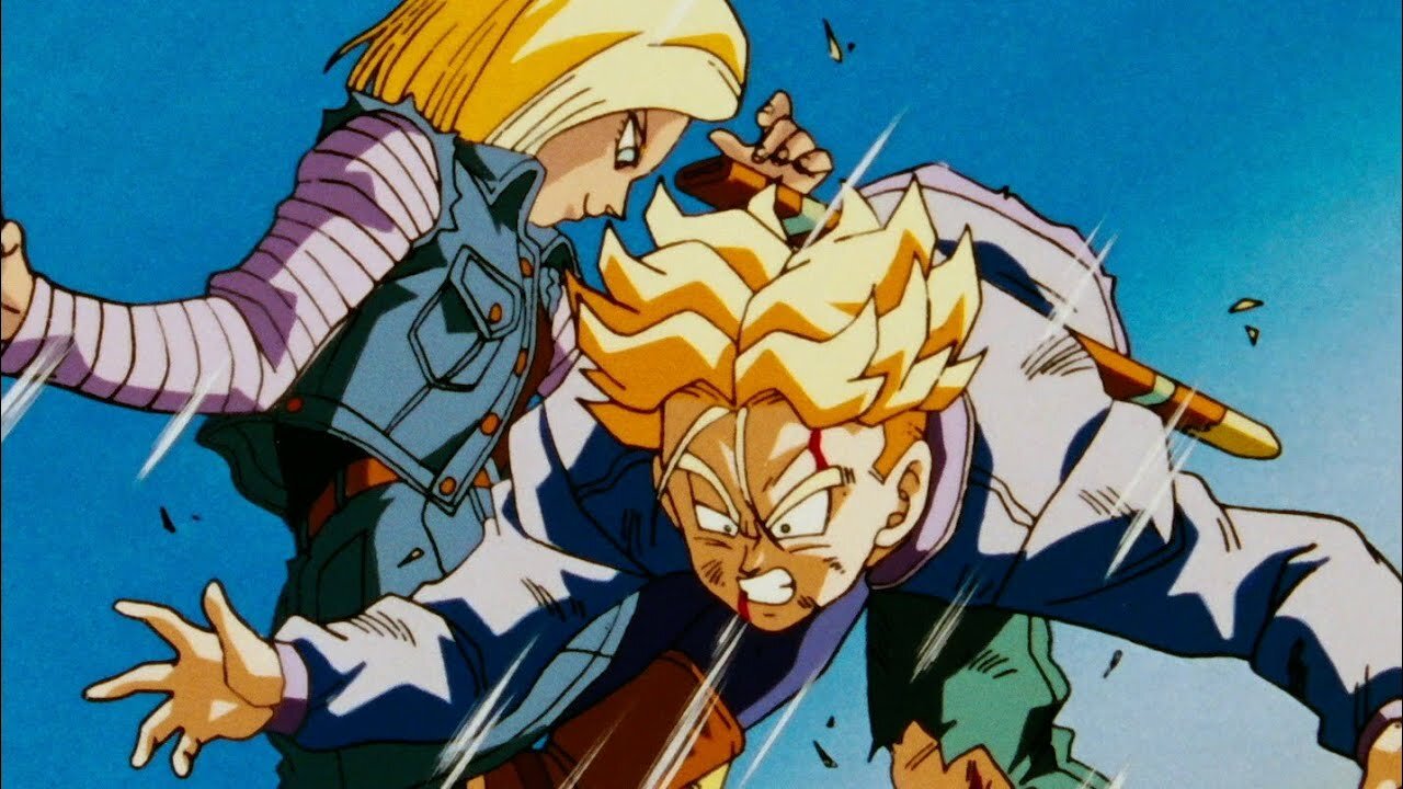 Best Anime Fight - Trunks vs Androids 17 & 18