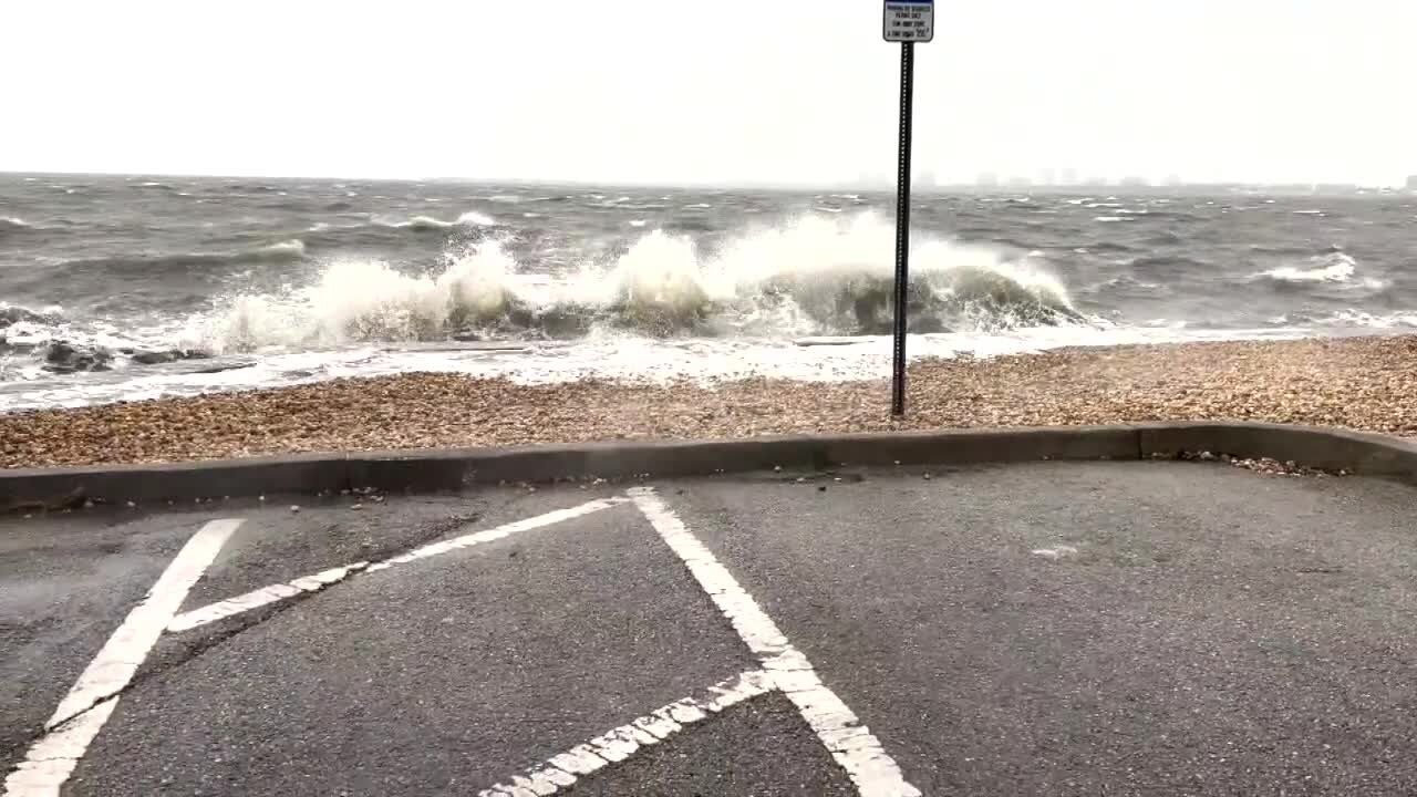 High waves, strong winds hit Jensen Beach