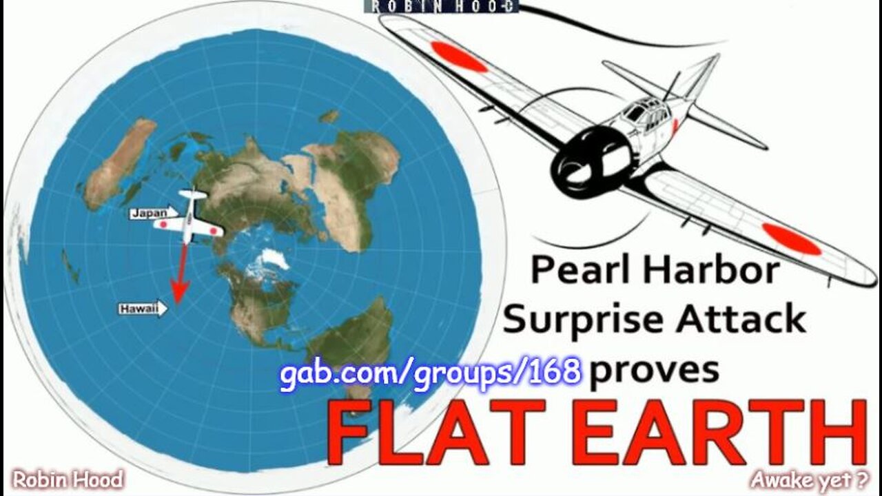 Pearl Harbor Surprise Attack proves FLAT EARTH