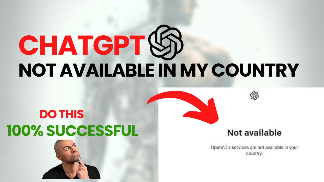 ChatGPT: How To Sign Up ChatGPT in Any Un-Support Country I Step By Step I 100% Success I 2023