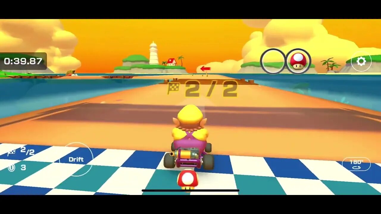 Mario Kart Tour - Dry Bones Cup Challenge: Time Trial Gameplay