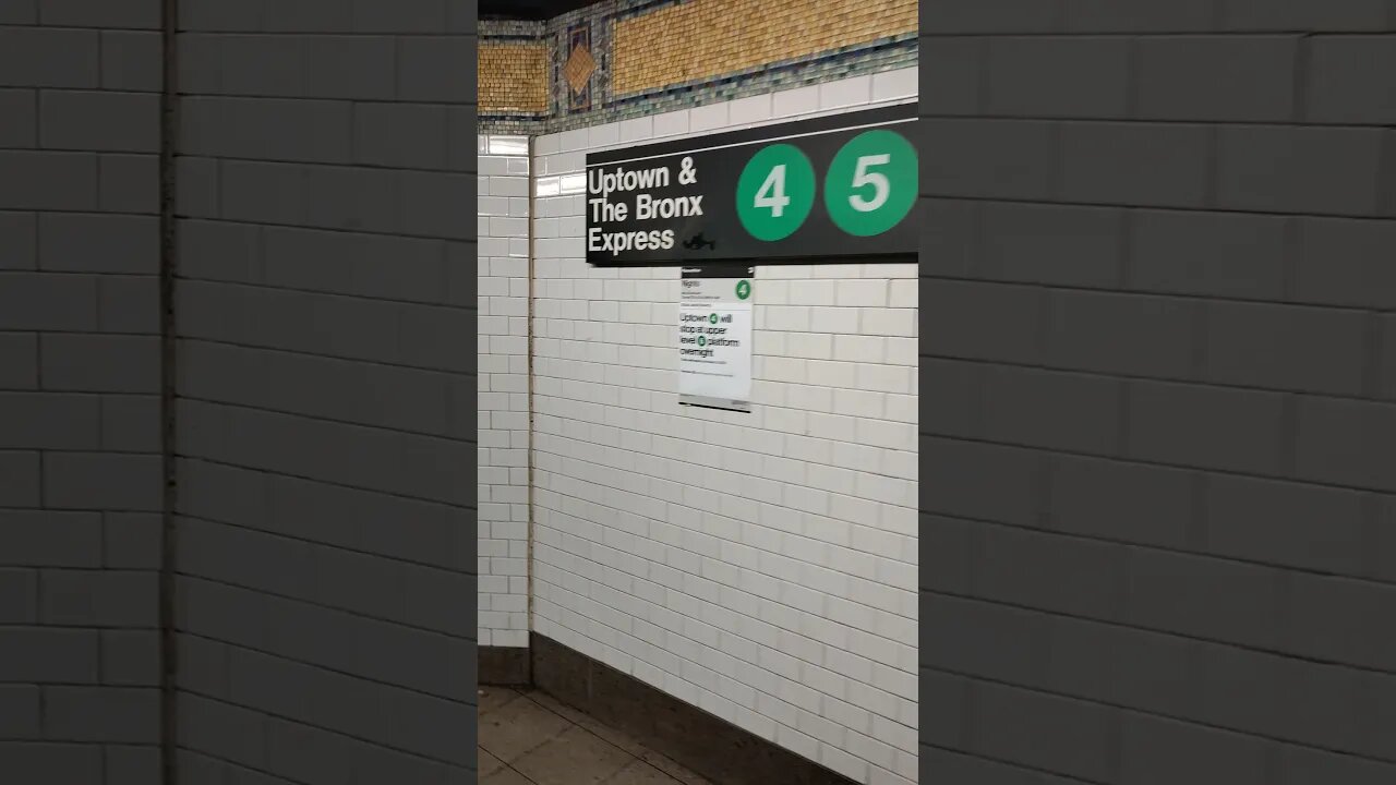 East 59th Street and Lexington Avenue subway station in New York City 2021.