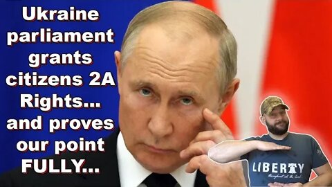 Ukraine grants citizens the RIGHT to bear arms... is it too little too late?...