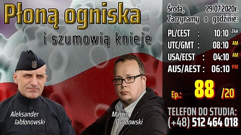 PŁONĄ OGNISKA i szumowią knieje - Olszański, Osadowski NPTV (29.07.2020)
