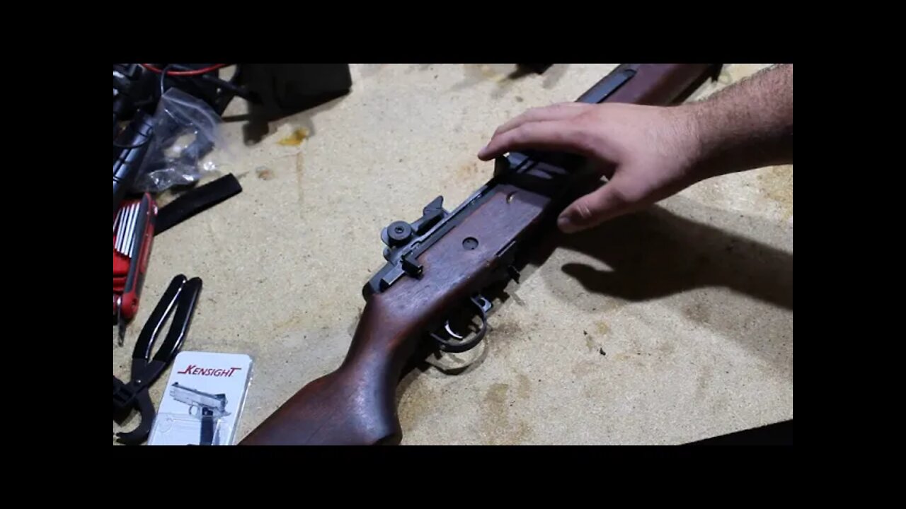 Putting A M14 Stock, Sling, And Fake Selector Switch On My M1A