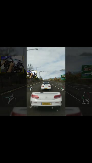 MERCEDES-AMG C63 S COUPE Volante Logitech g29 Forza Horizon 4 #shorts