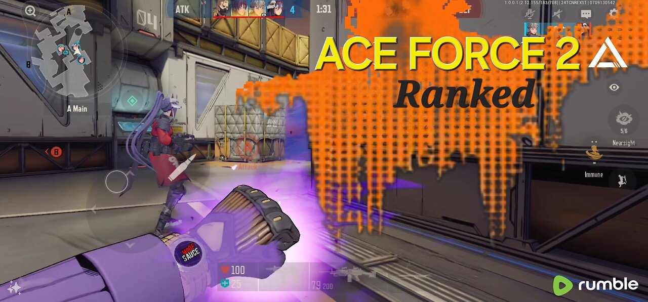 ACE FORCE 2.First Ranked Gameplay.👀Outstanding Graphics for mobile.Cross between Borderlands Valarent and CS Go.