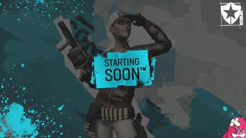 Starting Soon screen i made for APB Reloaded using The Streamer Starter Kit by Blank.