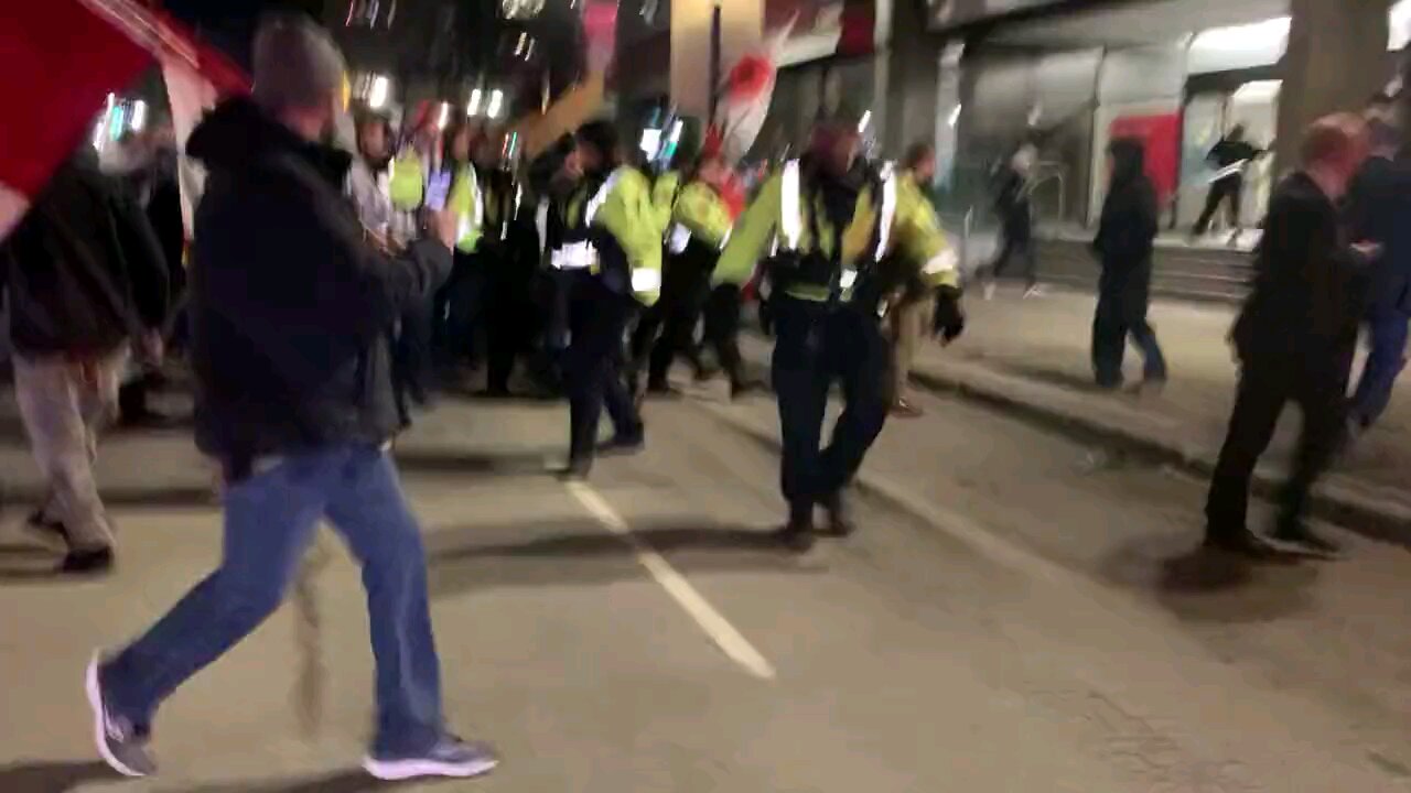 Canadians have had enough of Justin Trudeau. He gets swarmed by furious mob in Hamilton, Ontario.