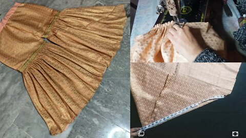 Perfect Gharara Cutting with lining