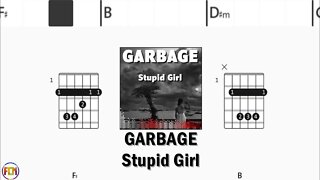 GARBAGE Stupid Girl FCN GUITAR CHORDS & LYRICS