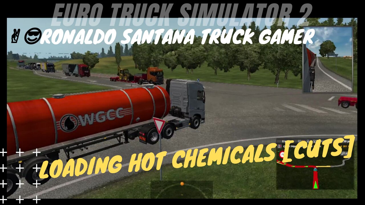 🚚LOADING HOT CHEMICALS [cuts] ✌️😎RONALDO SANTANA TRUCK GAMER-ETS2