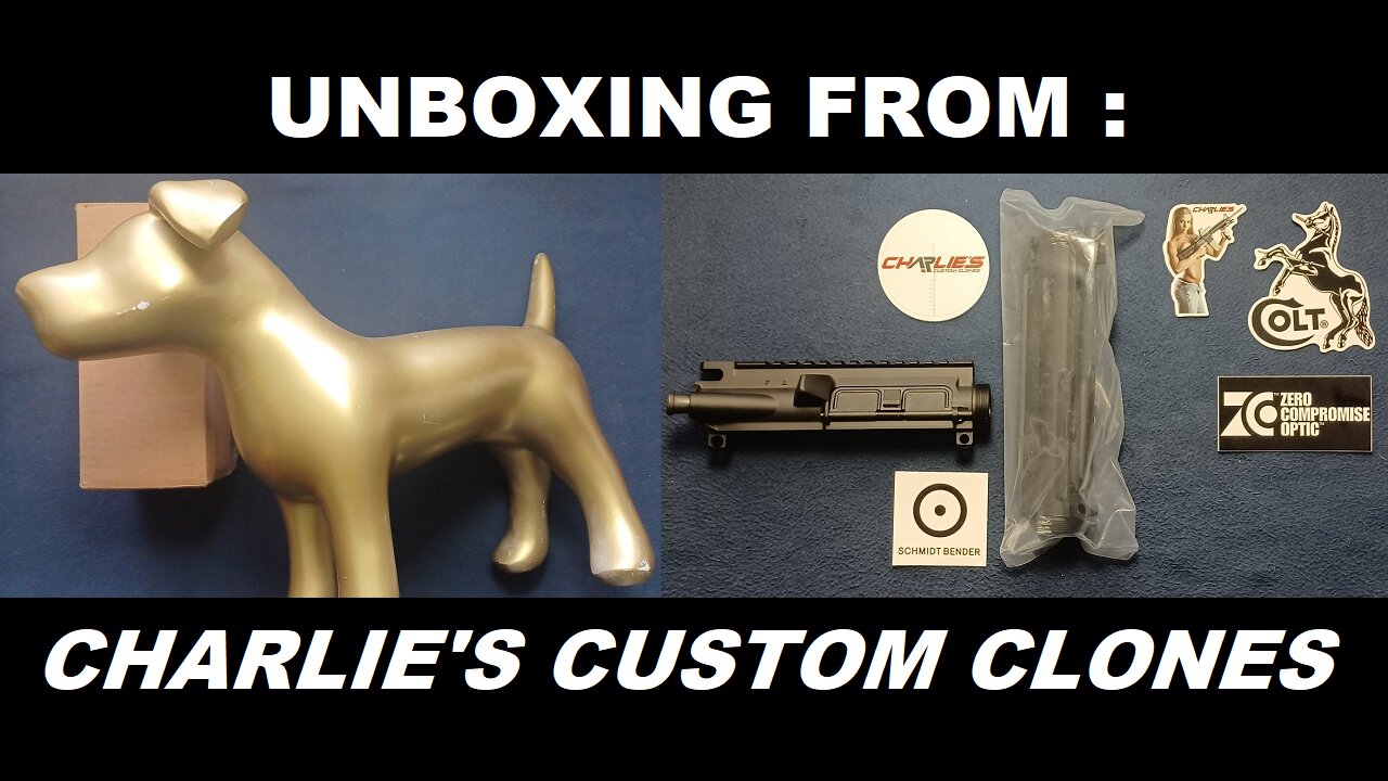 UNBOXING: CHARLIE'S CUSTOM CLONES. FN forged military upper receiver F mark (with hardware)