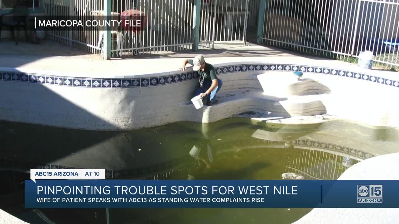 Standing water complaints rise as West Nile cases continue to surface