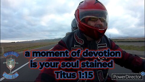 A moment of devotion: is your soul stained Titus 1:15