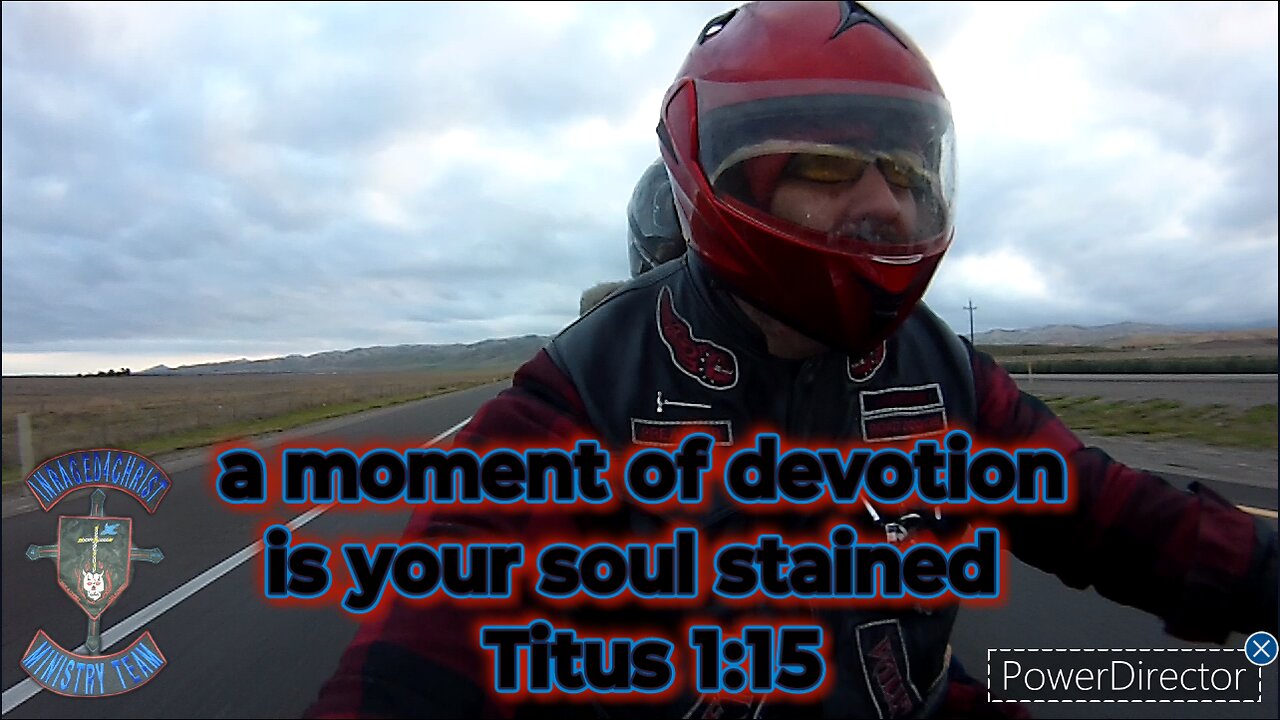 A moment of devotion: is your soul stained Titus 1:15