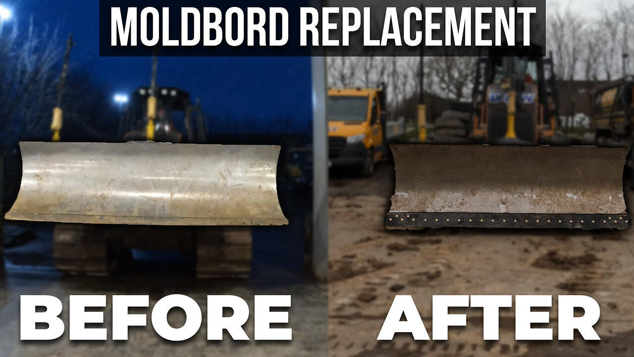 CASE 1150 Dozer Blade MOLDBOARD Replacement! Welderfabber Episode #001