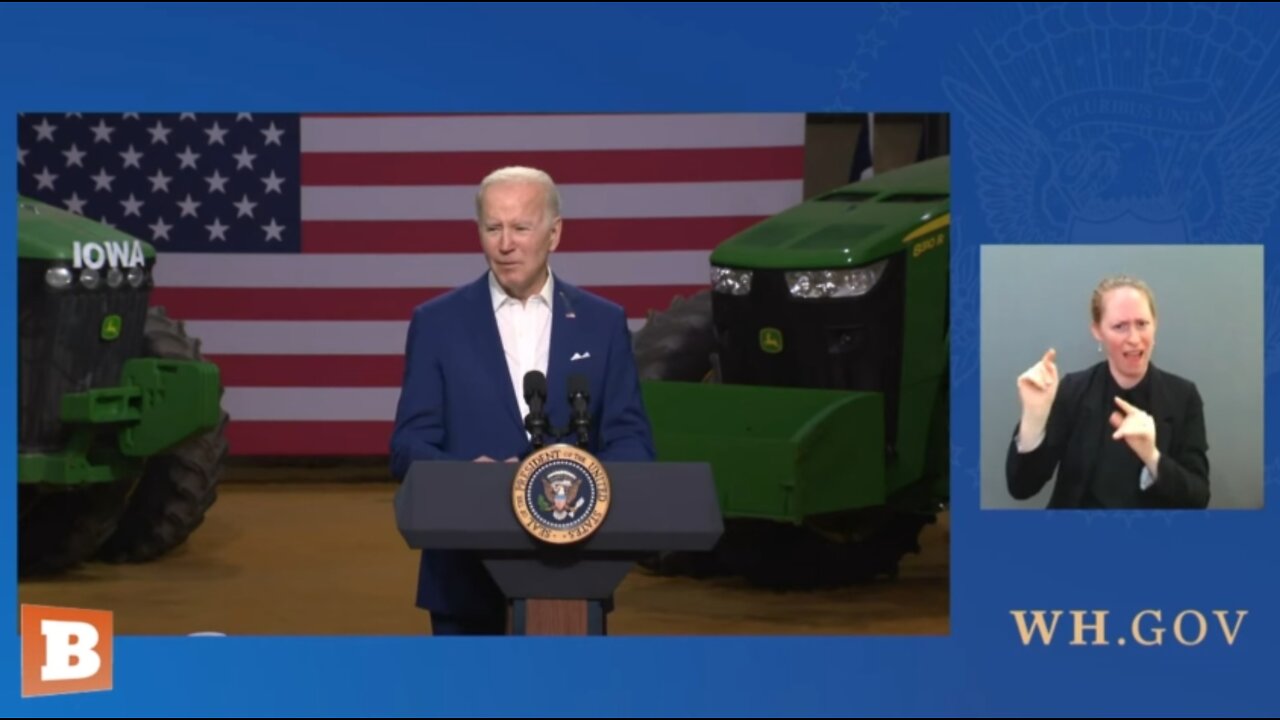 LIVE: President Biden Announcing Ethanol Rule Waive as Bidenflation Hits 40-Year High...