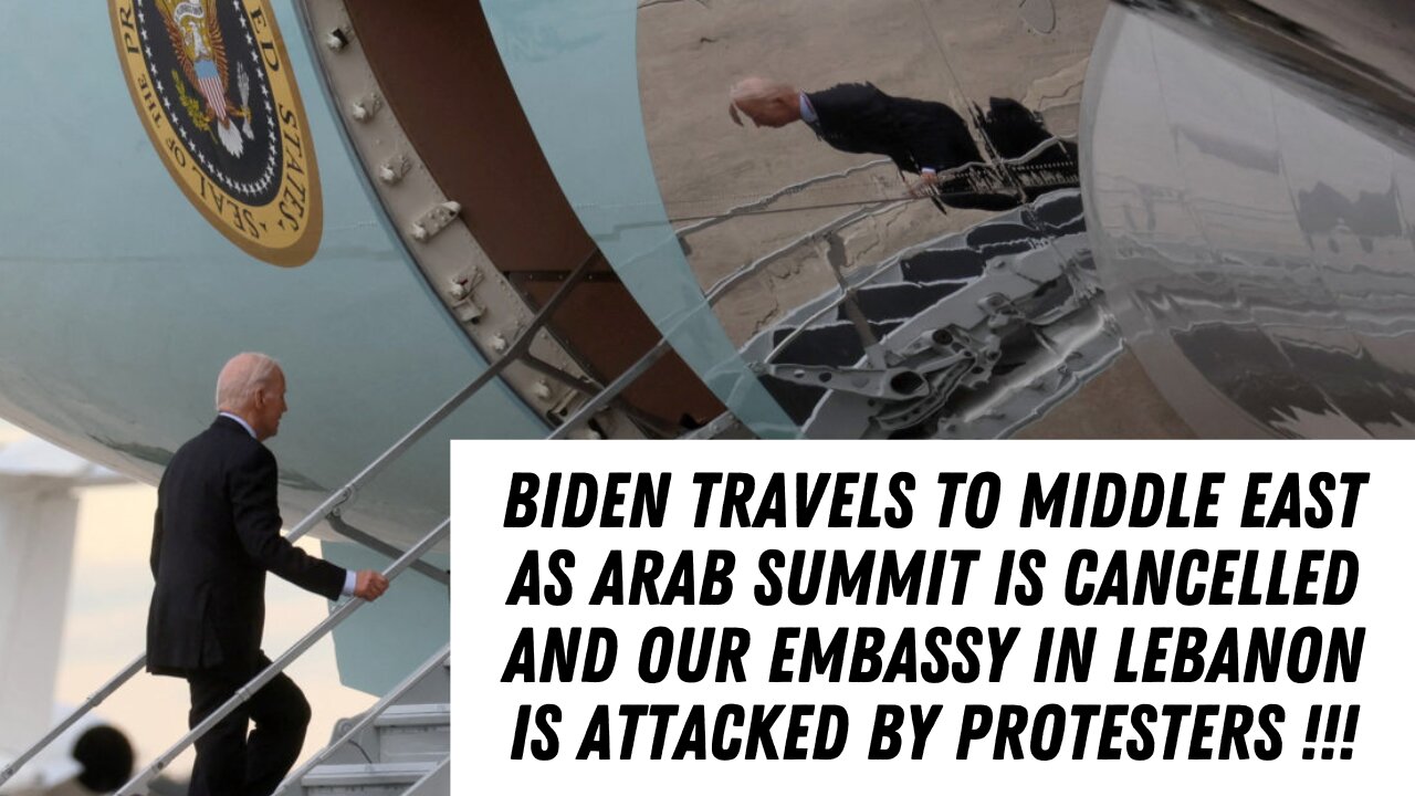 Biden Heads To Israel As Arab Summit Cancelled !!!