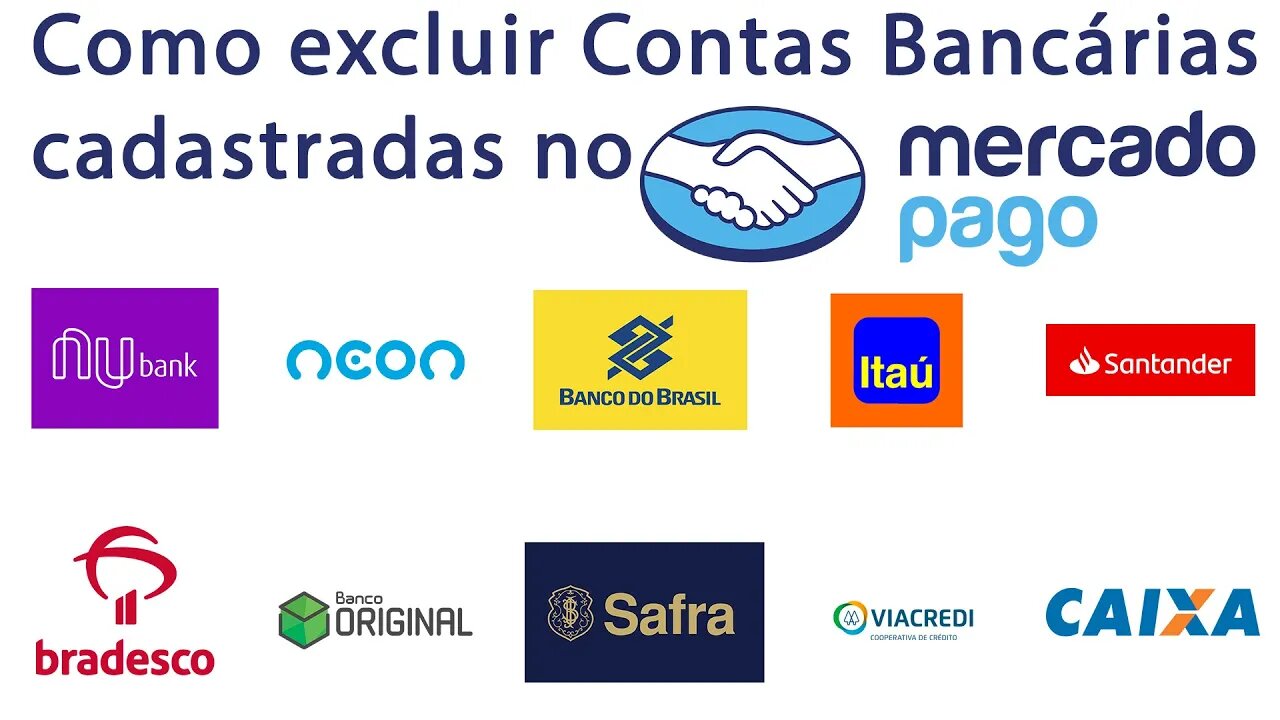 Como excluir Contas Bancárias cadastradas no Mercado Pago direto do Celular