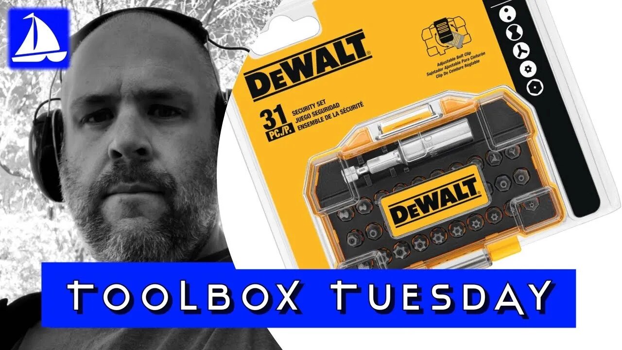 DEWALT SECURITY BIT SET - JUST WHAT I NEEDED ONCE A YEAR (Review DWAX200)