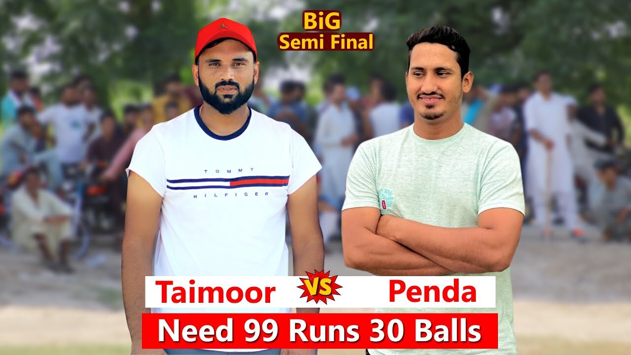 Taimoor Mirza vs Hasan Penda Need 99 runs 30 Balls #tapeballcricket