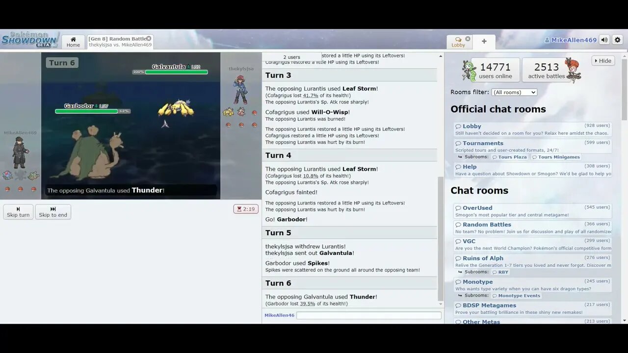 Pokémon Showdown More Rated Battles