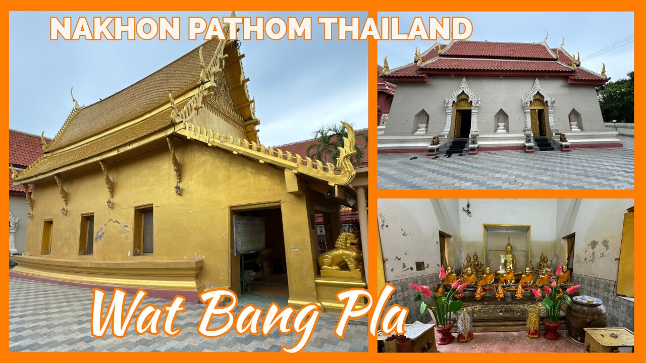 Wat Bang Pla - Ayutthaya Era Temple Built in 1729 - Nakhon Pathom Thailand 2024