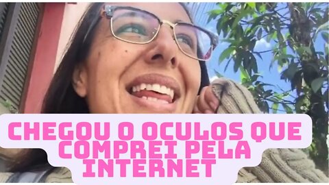 Chegou o óculos que comprei pela internet- Consulta com a nutri- Capinha do IPhone