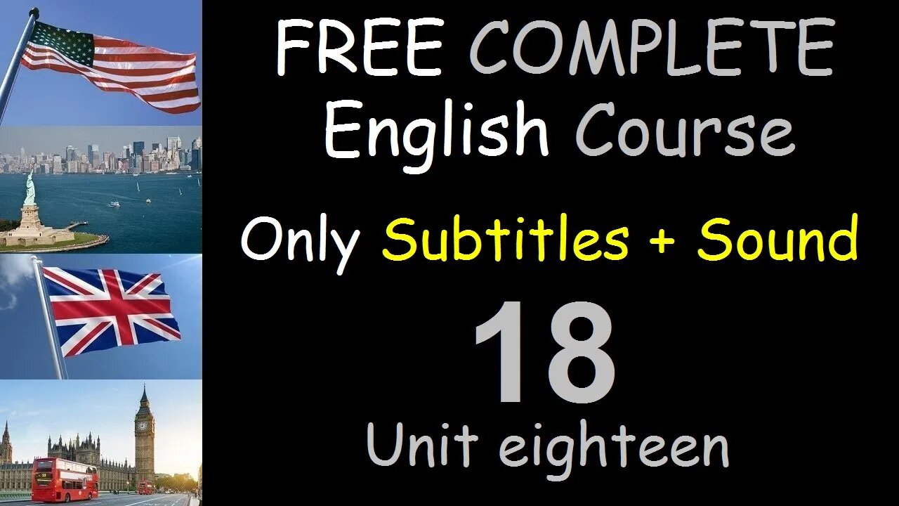 Review - Lesson 18 - FREE COMPLETE ENGLISH COURSE FOR THE WHOLE WORLD