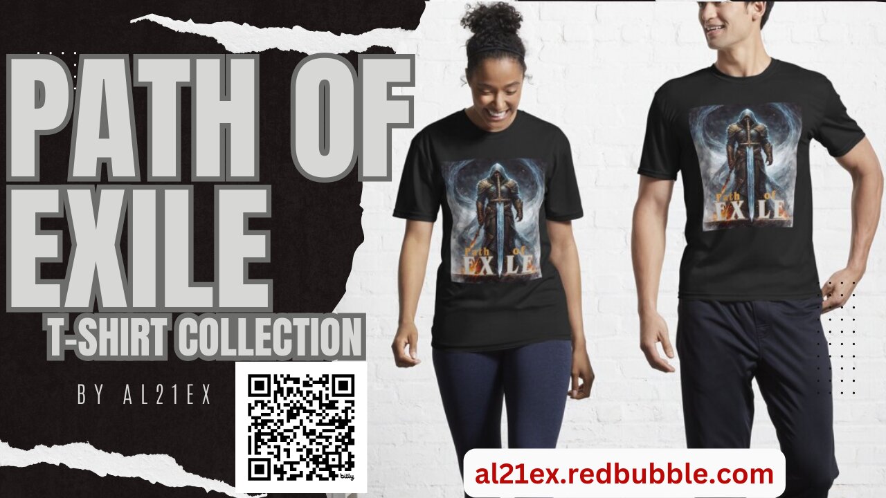 PATH OF EXILE WARRIOR T-SHIRT & MERCH COLLECTION BY AL21EX