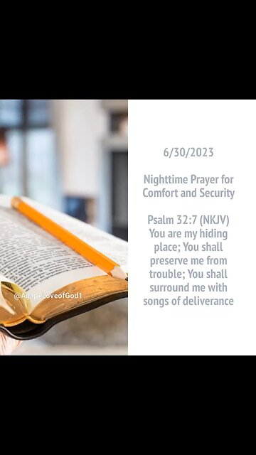 Anchored in His Love: A Nighttime Prayer for Security and Comfort #Shorts