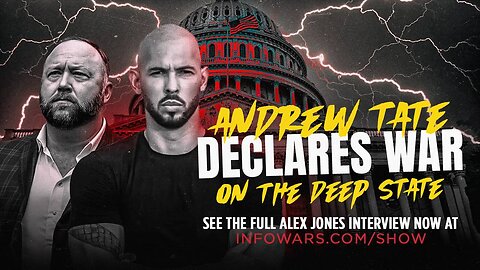 Alex Jones Interviews Andrew Tate In New Explosive Must See Interview, This Will Break The MATRIX - 8/24/23