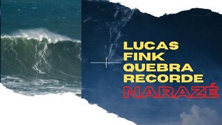 Lucas Fink quebra recorde com um Skimboard nas ondas gigantes em Nazaré, veja a onda e a entrevista!