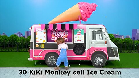 30 KiKi Monkey sell Ice Cream