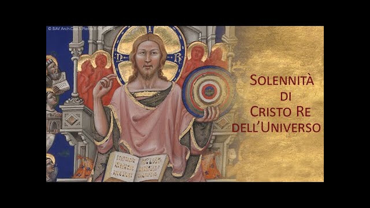 Santa Messa di Papa Francesco 20/11/2022 da Asti per la solennità di Gesù Cristo Re dell'Universo il vero messiah d'Israele nato a Betlemme in Giudea 2000 anni fa,morto sulla croce,risorto il 3 giorno per la nuova eterna alleanza