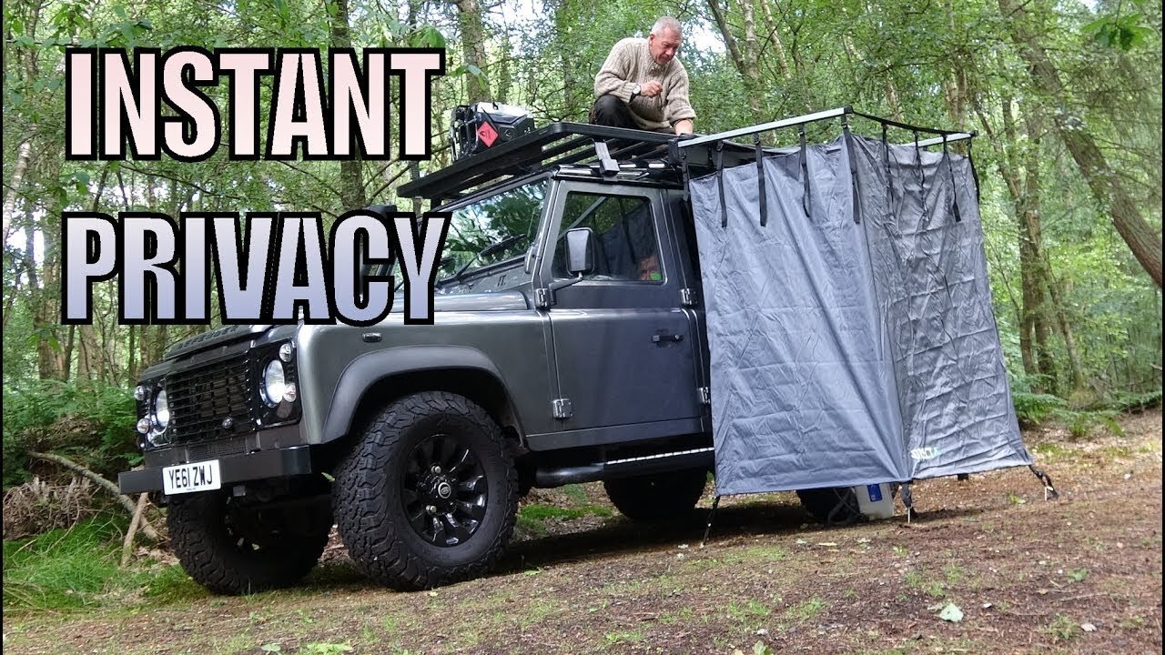 Overland Expedition PRIVACY SHOWER TENT Setup