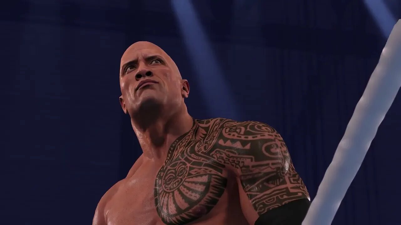 WWE 2k22 The Rock Dwayne Johnson Entrance