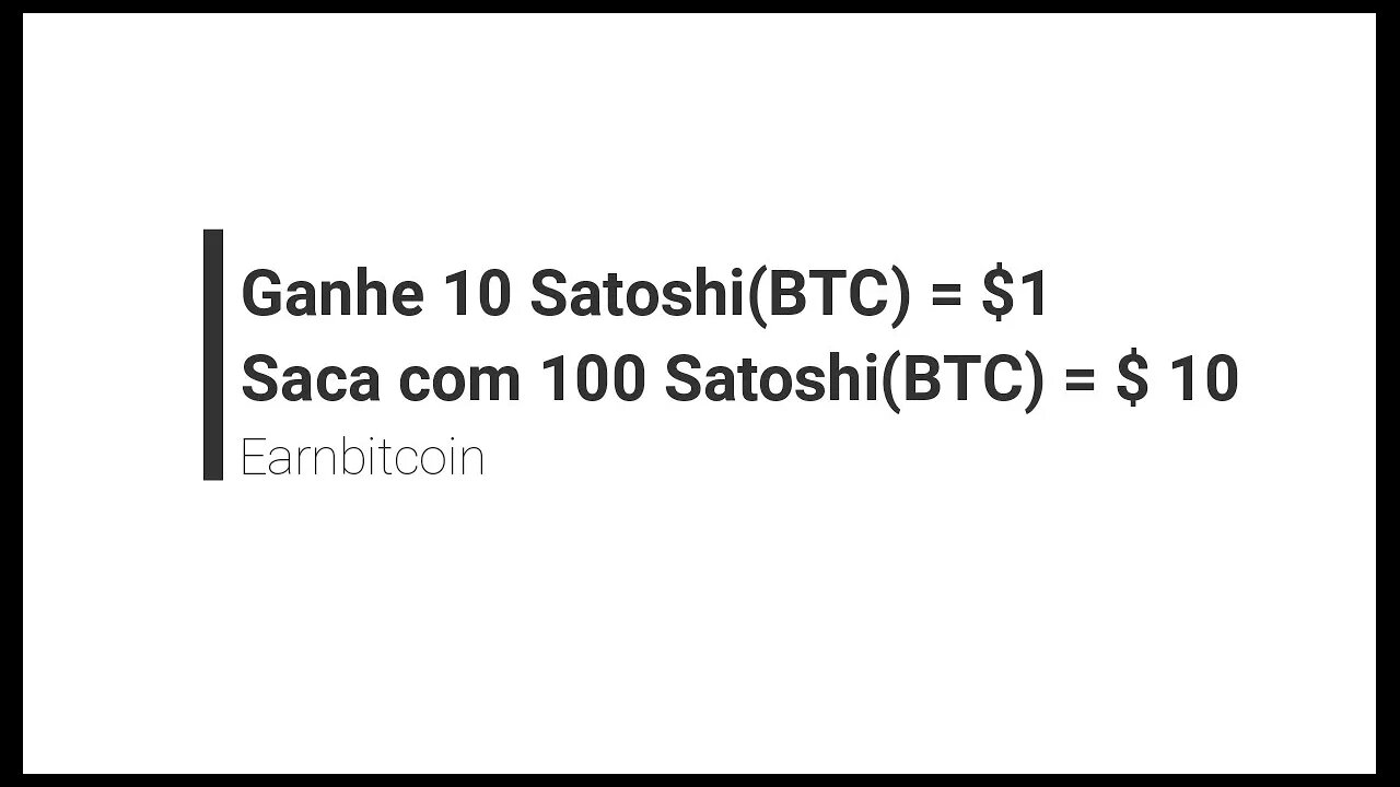 Airdrop - Faucet - EarnBitcoin - $1 por referencia, saca com $10 - Sempre pagando revisado 1/1/22