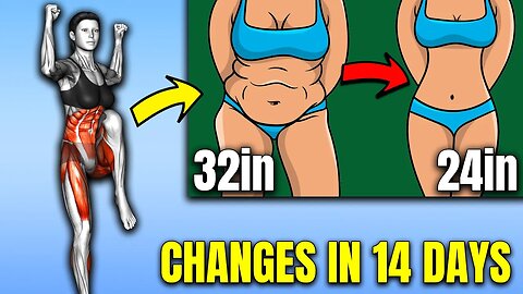 Follow Me & Let's Get A Smaller Waist In 14 Days! (STANDING ONLY)