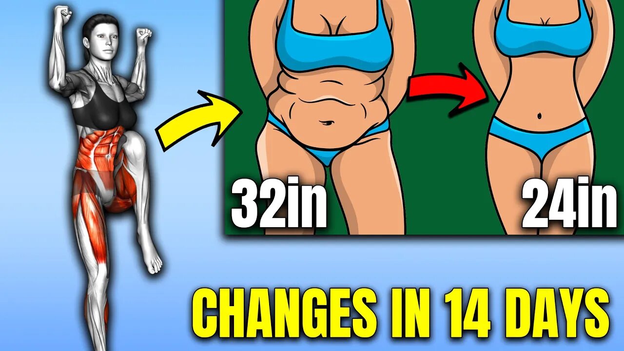 Follow Me & Let's Get A Smaller Waist In 14 Days! (STANDING ONLY)