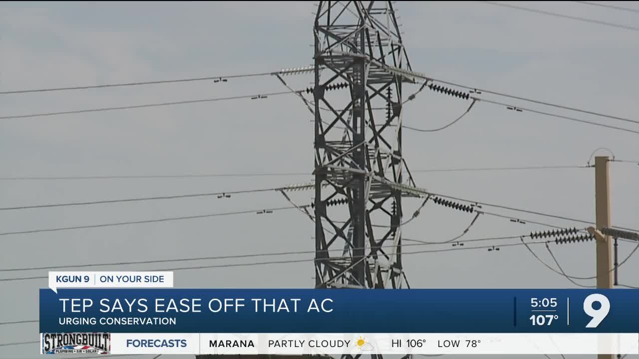 Tucson Electric urging conservation in peak hours